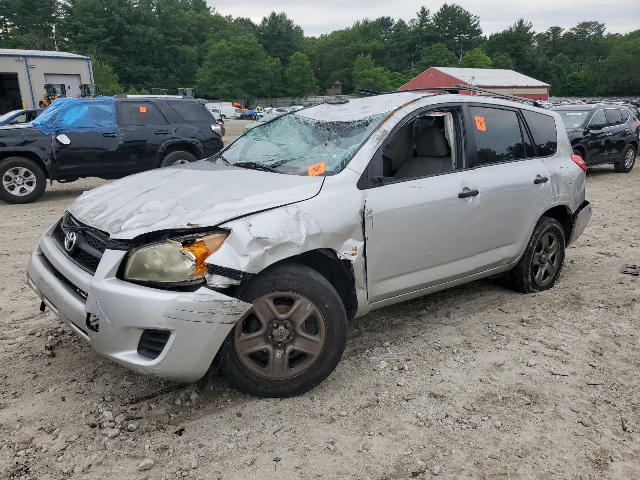 2009 Toyota Rav4 silver null gas JTMBF33V69D017410 photo #1