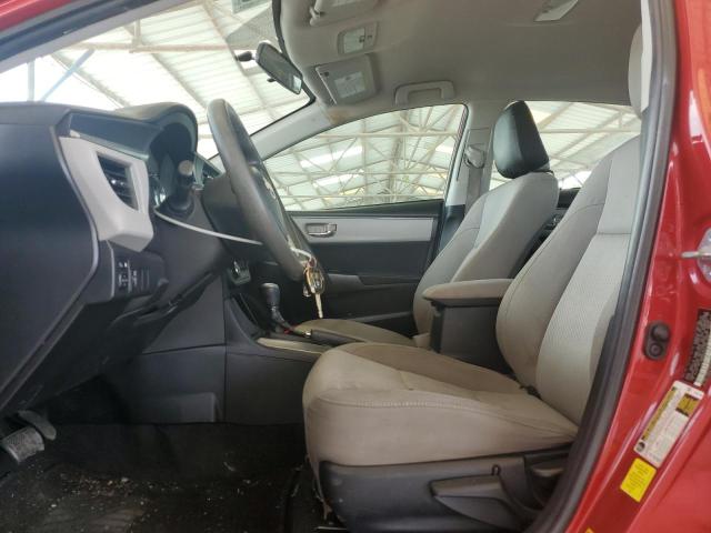  TOYOTA COROLLA 2015 Czerwony