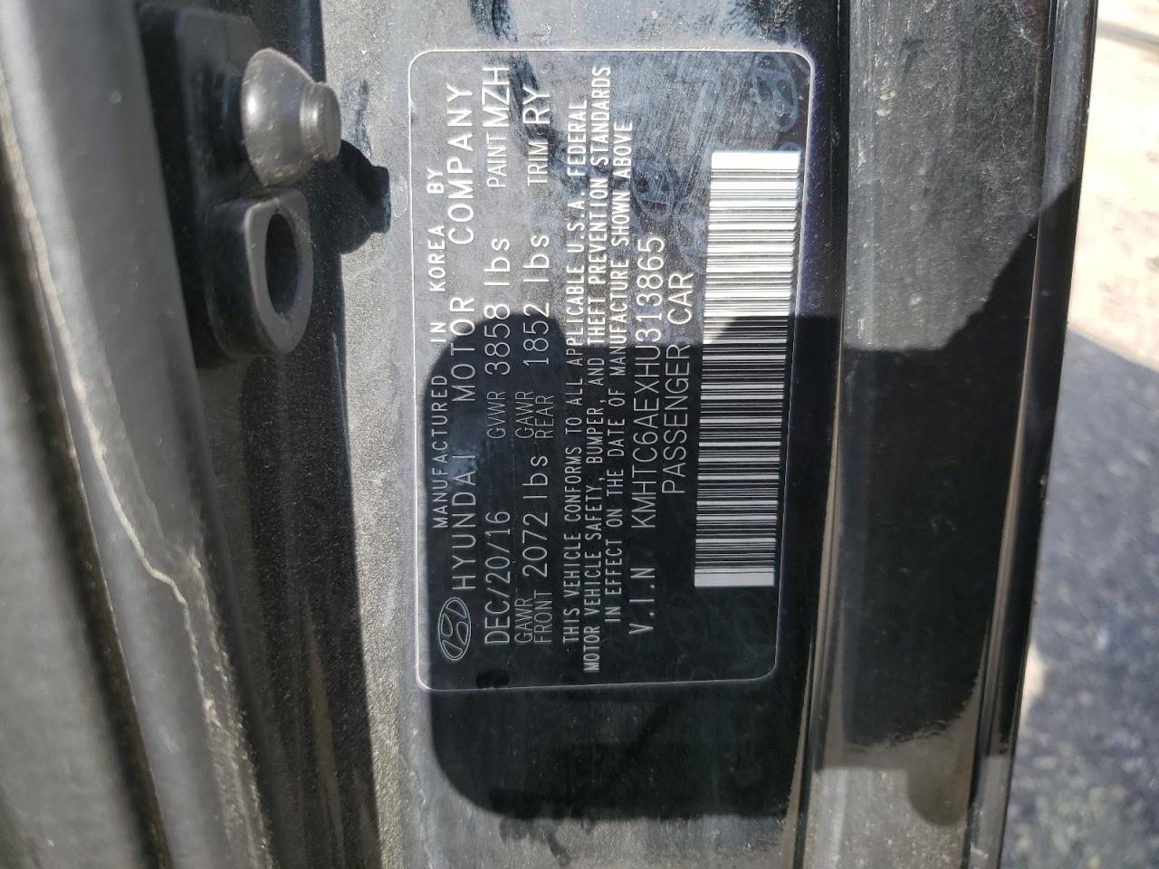 kmhtc6aexhu313865 KMHTC6AEXHU313865 2017 Hyundai Veloster Turbo