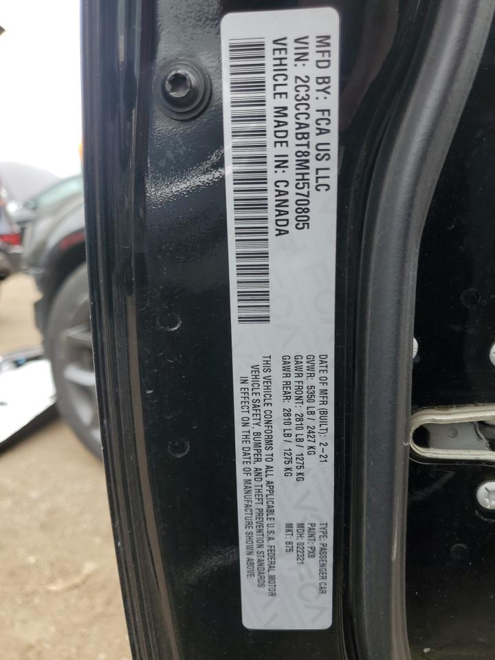 2021 Chrysler 300 S VIN: 2C3CCABT8MH570805 Lot: 64194315