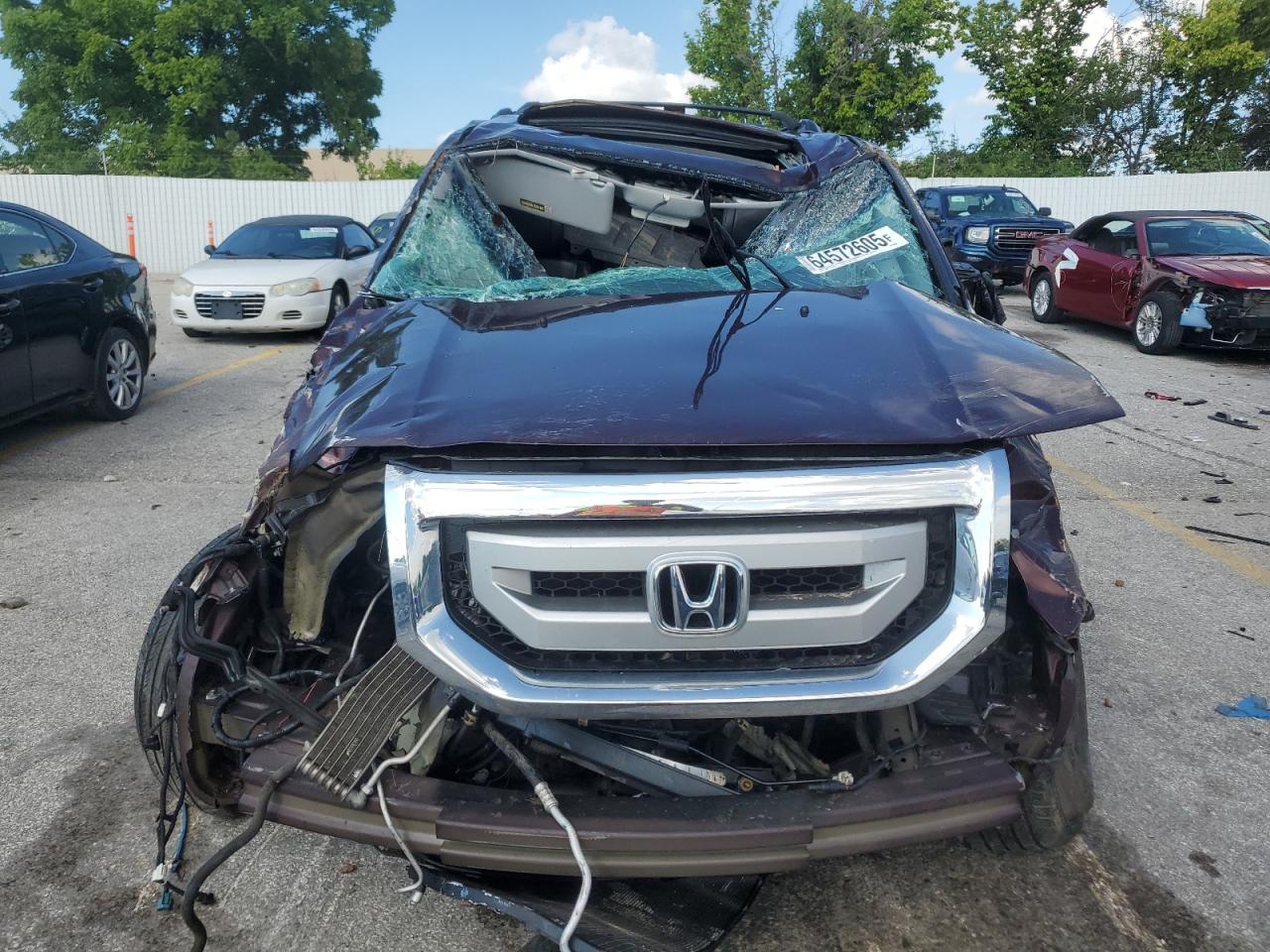 2011 Honda Pilot Exln VIN: 5FNYF4H72BB066662 Lot: 64572605