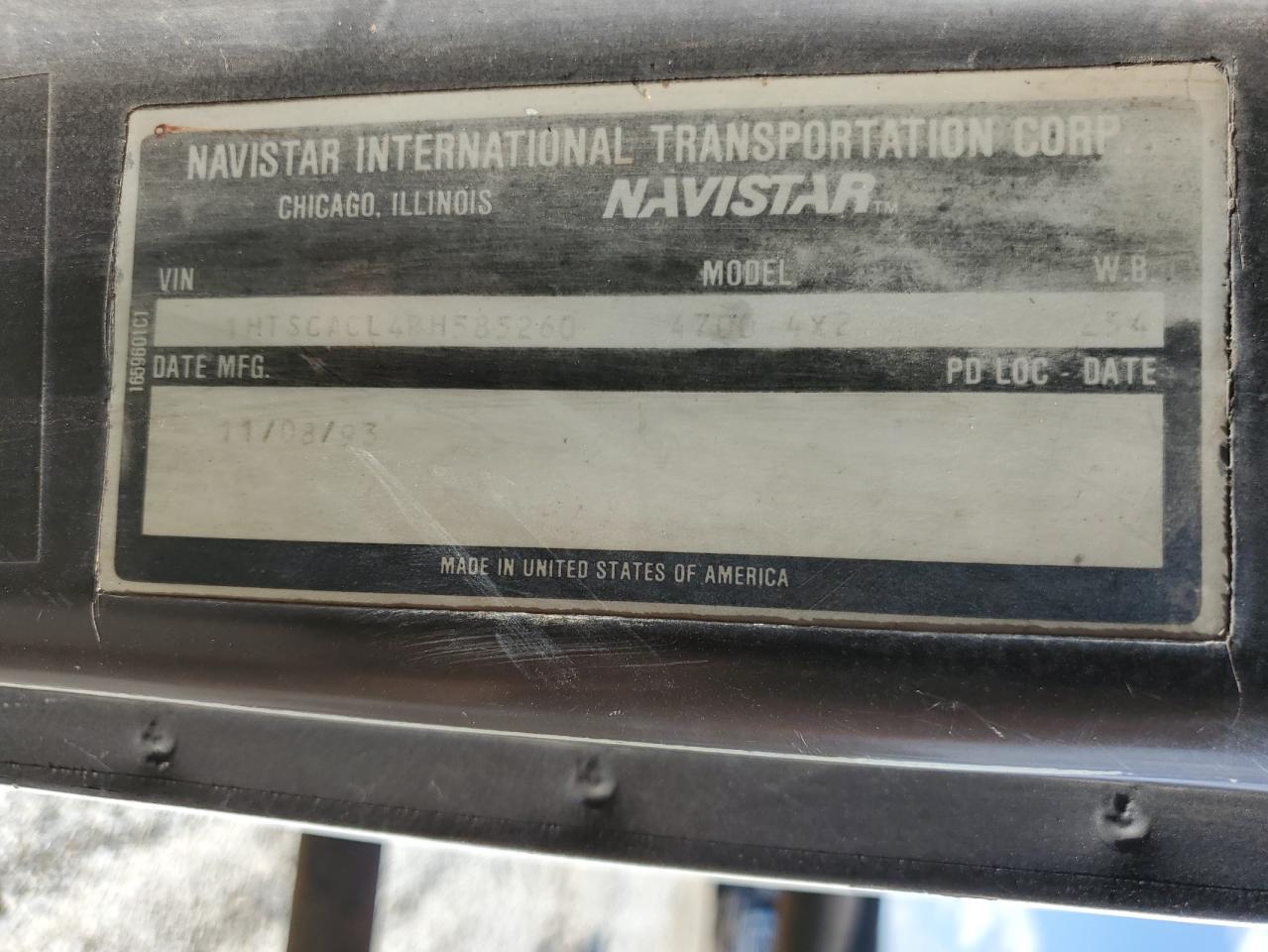 1994 International 4000 4700 VIN: 1HTSCACL4RH585260 Lot: 64471225
