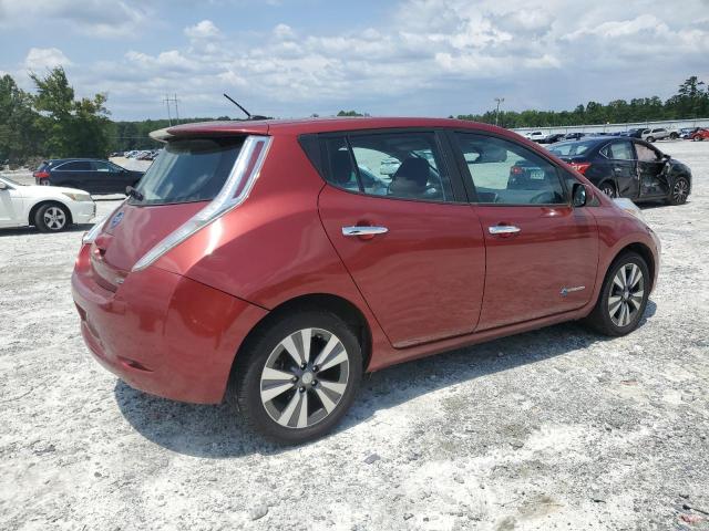 NISSAN LEAF 2015 Red