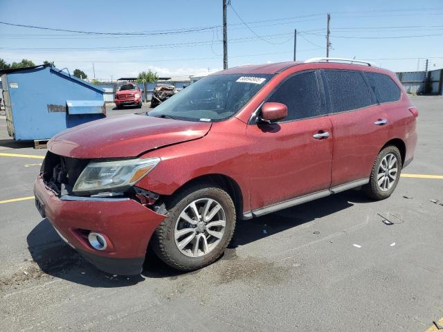  NISSAN PATHFINDER 2016 Красный