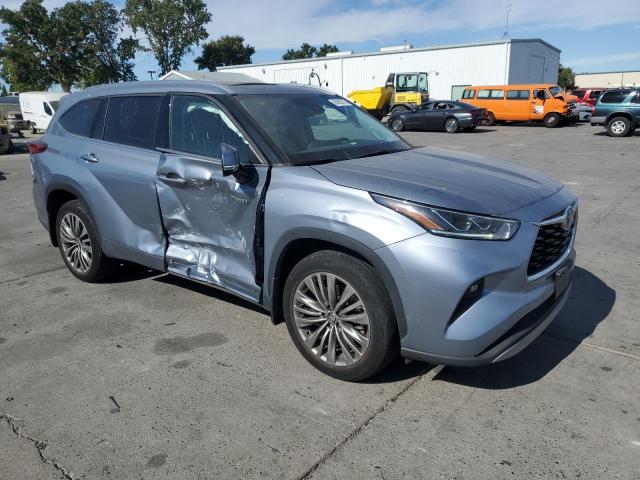  TOYOTA HIGHLANDER 2021 Blue
