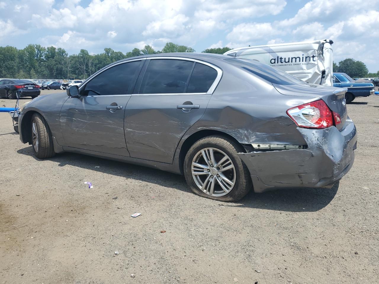2013 Infiniti G37 grey sedan gas JN1CV6AR5DM759372 photo #3
