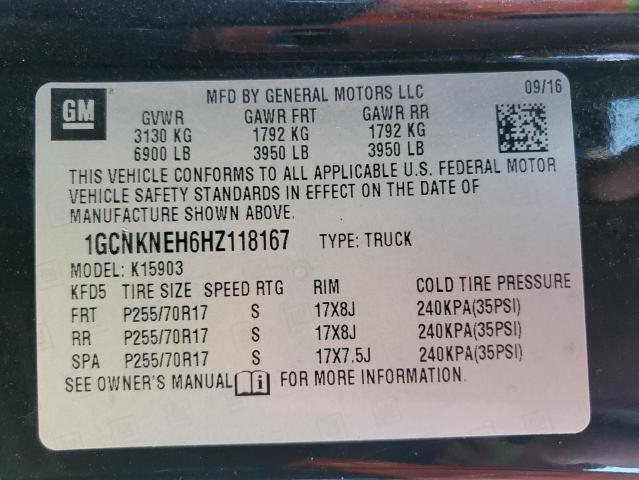 2017 CHEVROLET SILVERADO K1500  