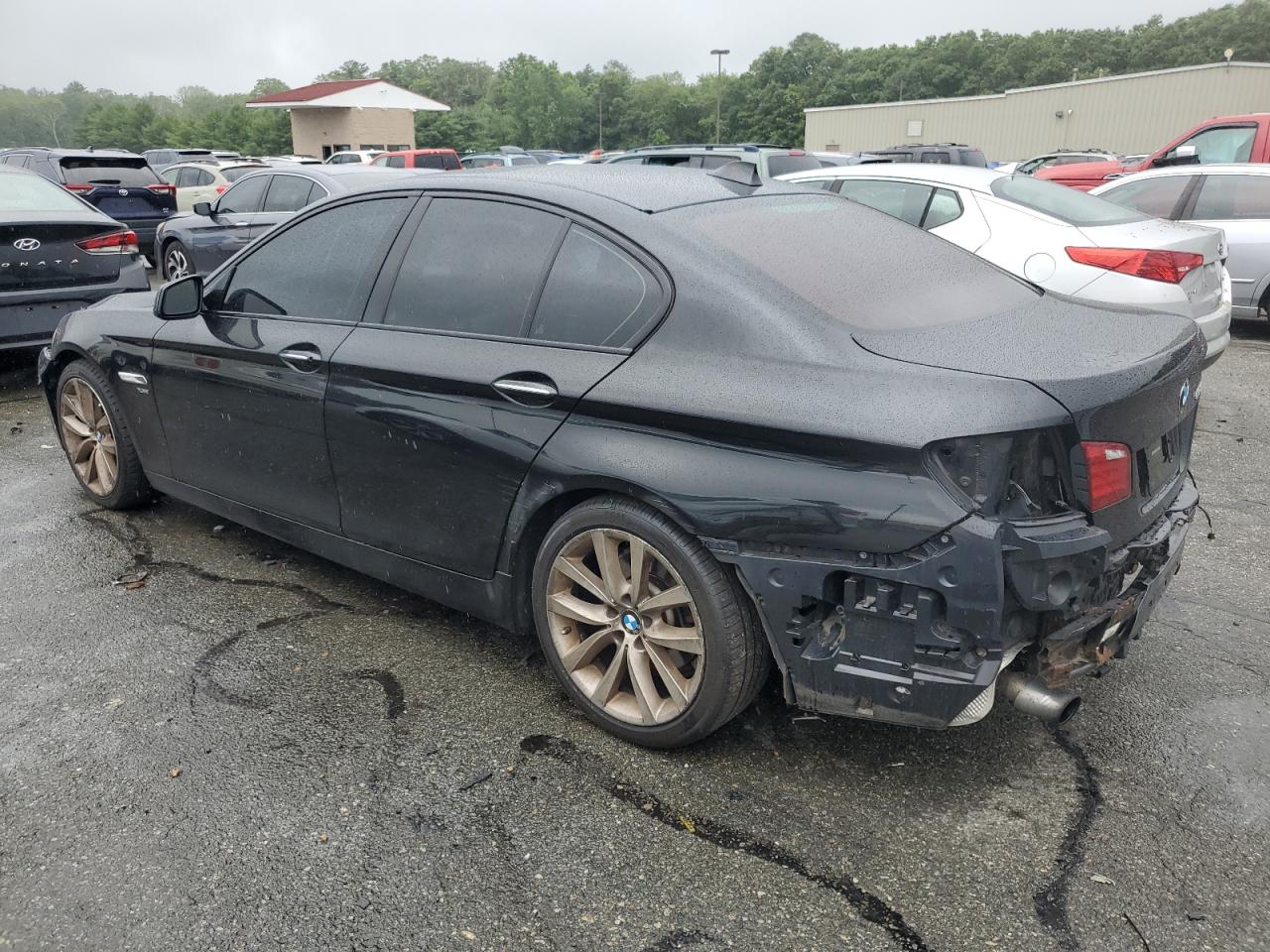 2011 BMW 535 Xi black sedan gas WBAFU7C57BC779359 photo #3