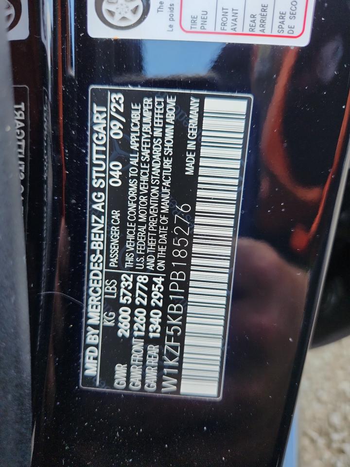2023 Mercedes-Benz E 450 4Matic VIN: W1KZF5KB1PB185276 Lot: 65036415