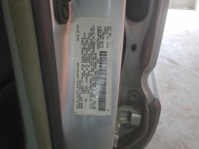 2003 TOYOTA 4RUNNER SR5  