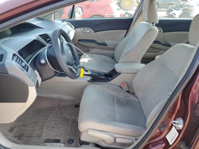  HONDA CIVIC 2012 Czerwony