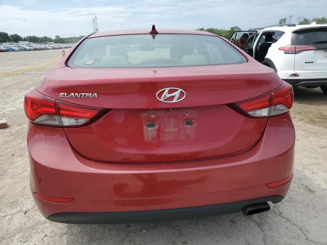  HYUNDAI ELANTRA 2015 Красный