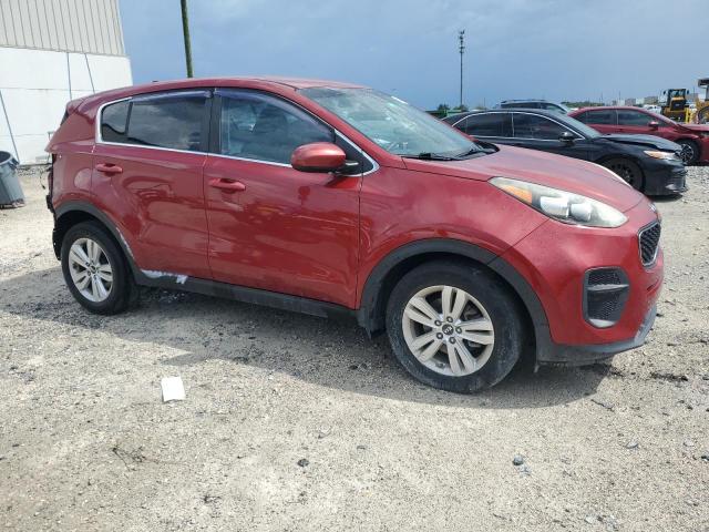  KIA SPORTAGE 2017 Красный