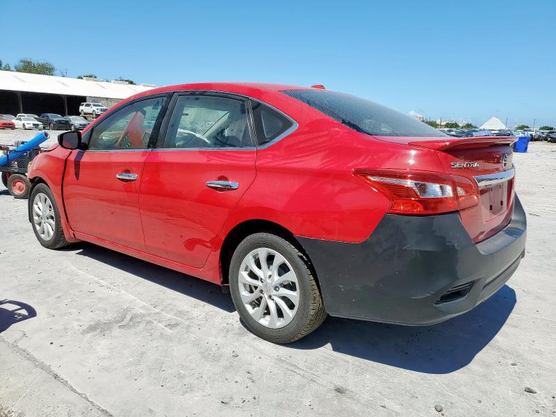  NISSAN SENTRA 2019 Czerwony