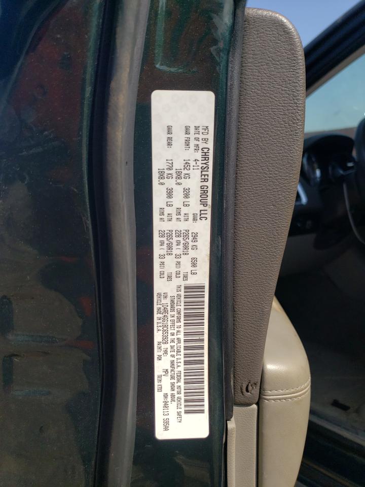 2011 Dodge Durango Crew VIN: 1D4RE4GG1BC653928 Lot: 63946705