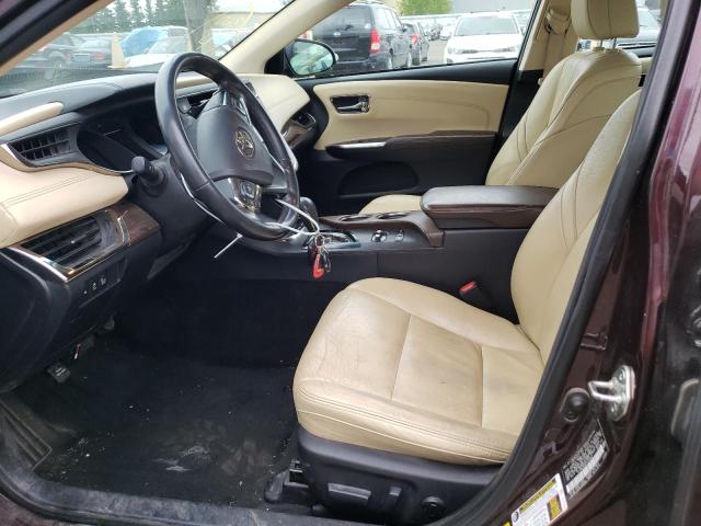 TOYOTA AVALON 2015 Maroon
