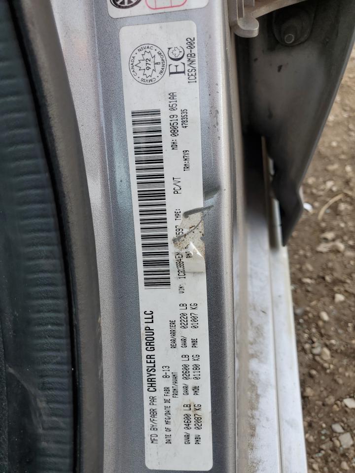 2014 Chrysler 200 Touring VIN: 1C3CCBBB4EN100597 Lot: 65729645