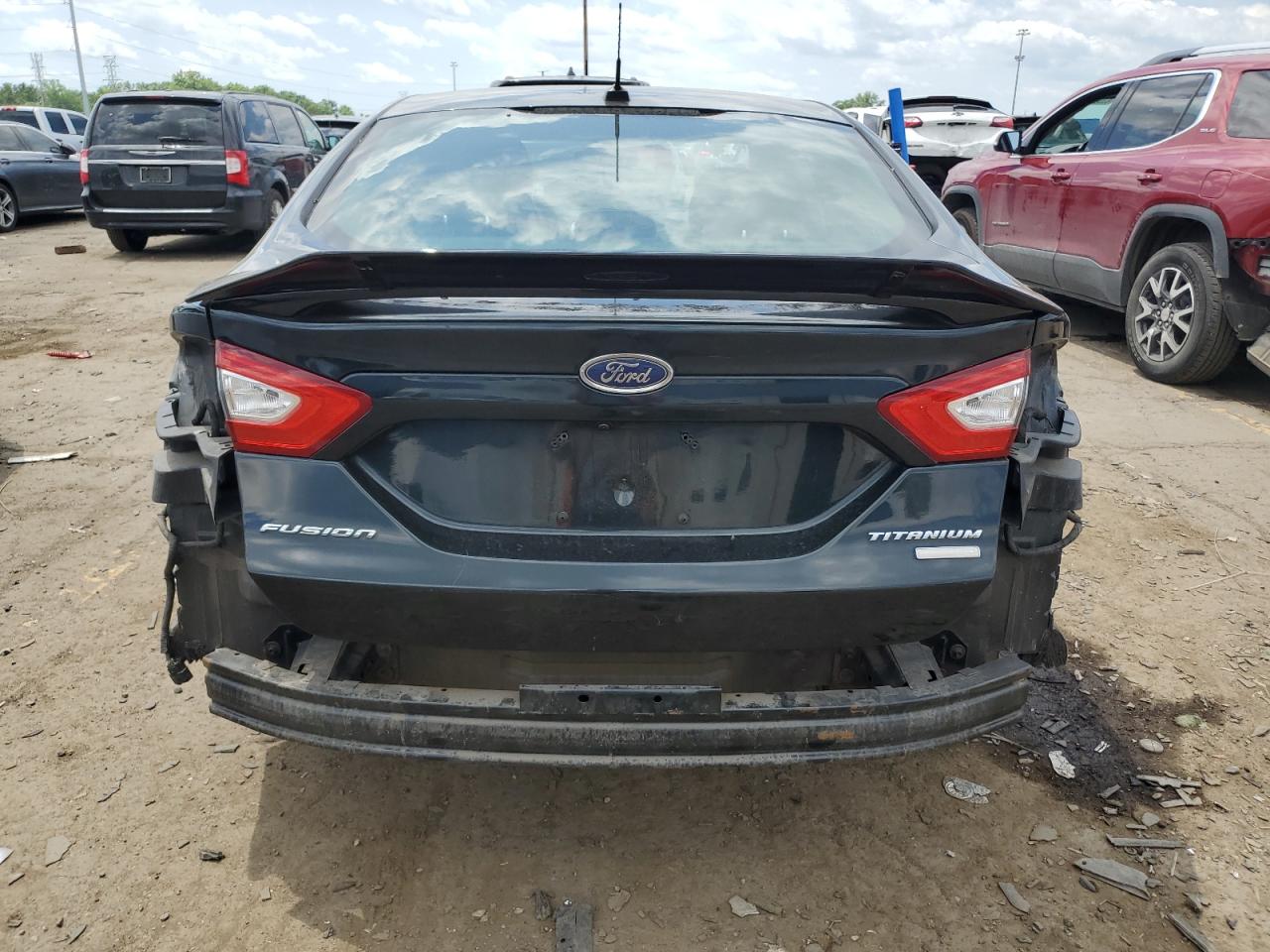 2014 Ford Fusion Titanium VIN: 3FA6P0K95ER226162 Lot: 63370105