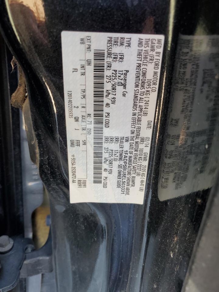 2014 Ford C-Max Sel VIN: 1FADP5BU8EL503331 Lot: 64491075