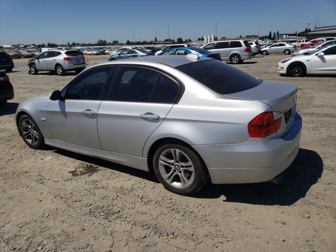 2008 BMW 328 I Sulev silver null gas WBAVC53538FZ86955 photo #3
