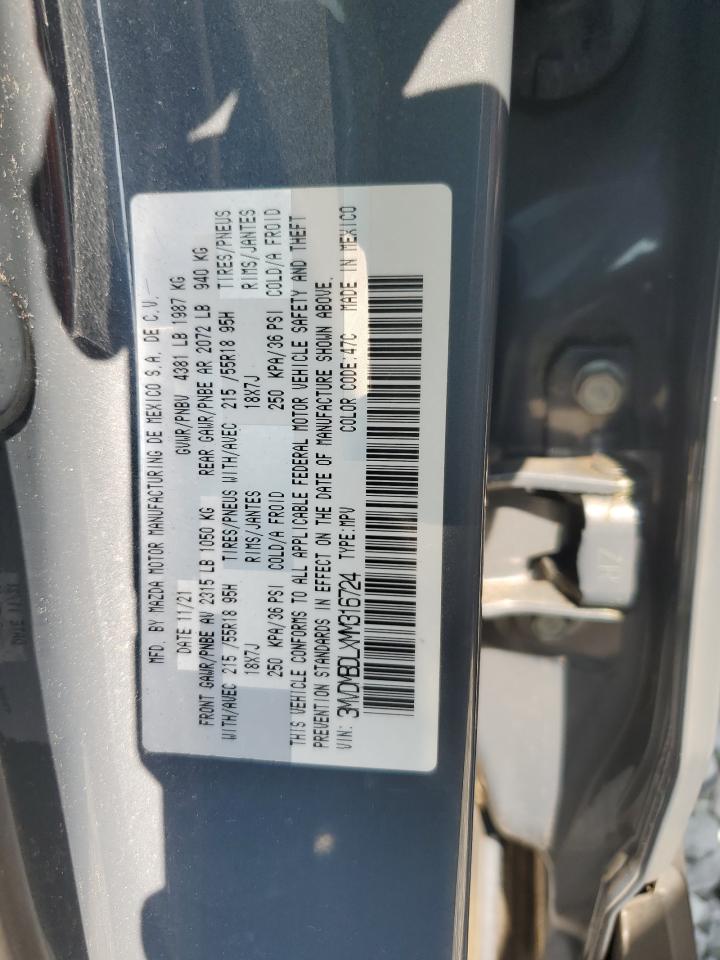 2021 Mazda Cx-30 Premium VIN: 3MVDMBDLXMM316724 Lot: 63155715