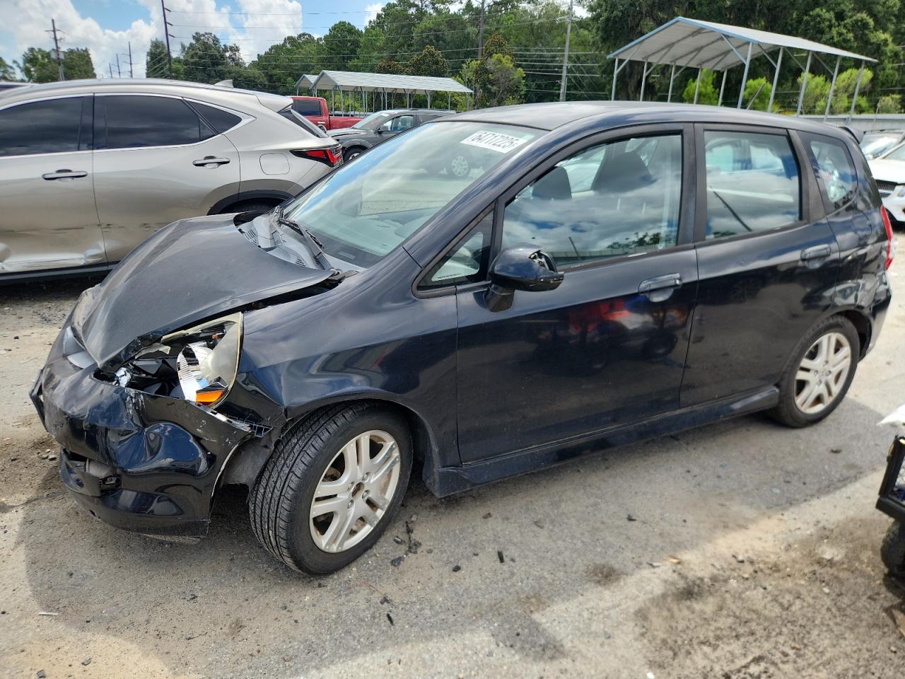 2008 Honda Fit Sport VIN: JHMGD38618S057836 Lot: 64717225