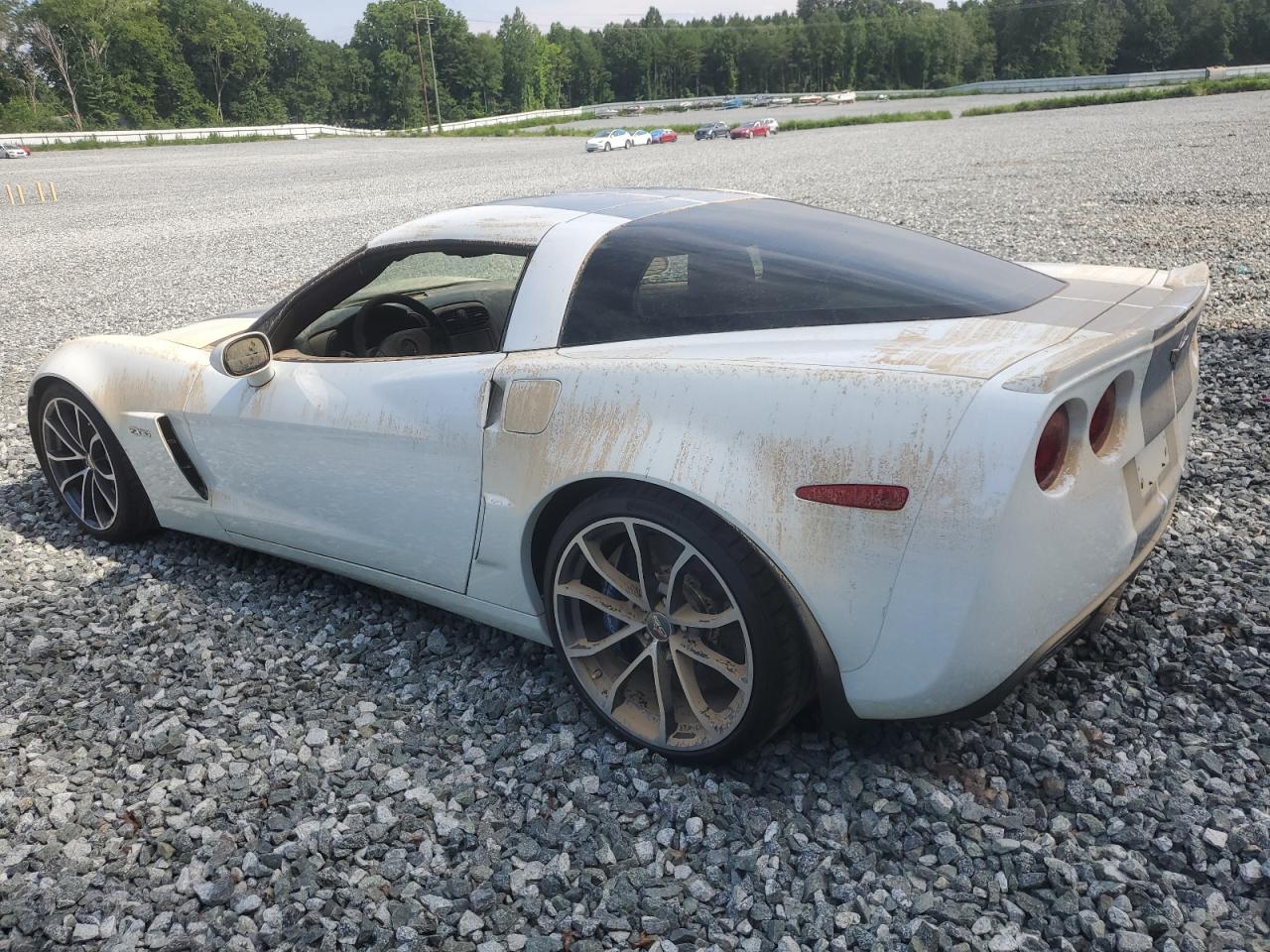 2013 Chevrolet Corvette Z06 white coupe gas 1G1Y52DE9D5106521 photo #3