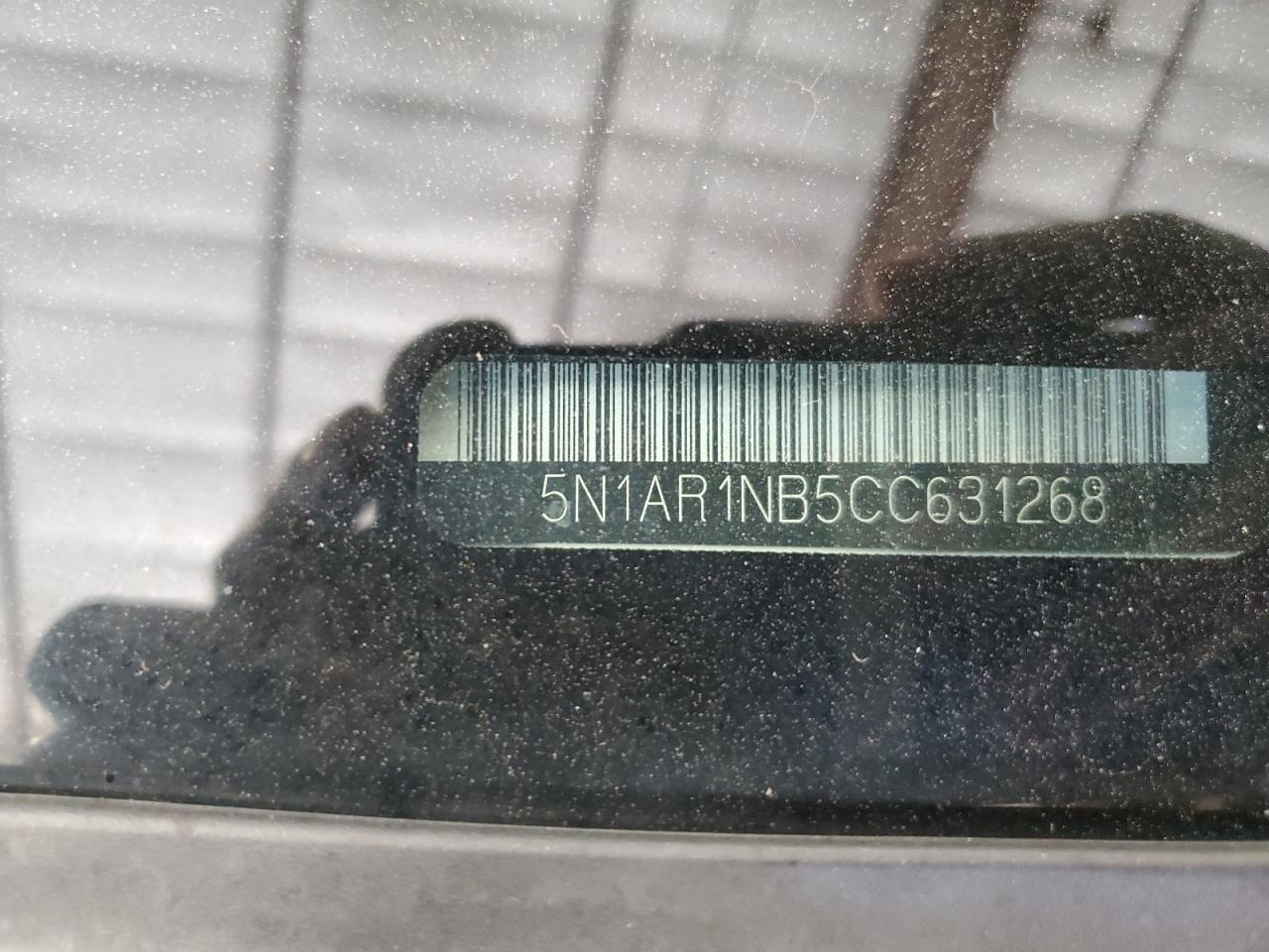 2012 Nissan Pathfinder S VIN: 5N1AR1NB5CC631268 Lot: 64655035