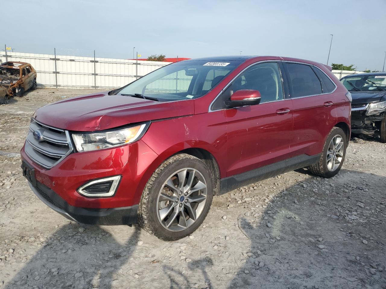 2016 Ford Edge Titanium VIN: 2FMPK4K86GBC24686 Lot: 64369735