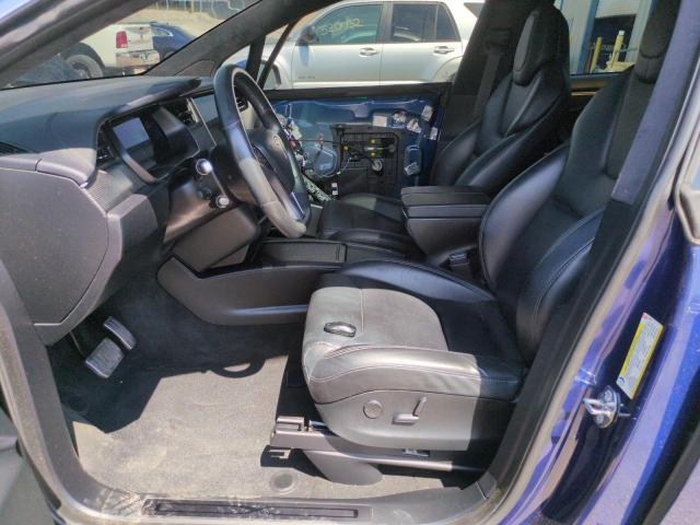  TESLA MODEL X 2018 Blue