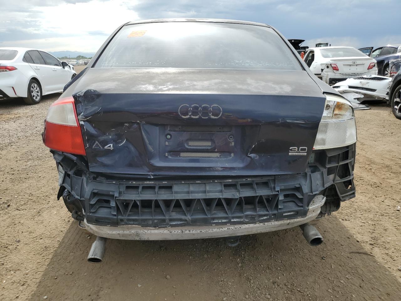 2003 Audi A4 3.0 Quattro VIN: WAULT68EX3A130208 Lot: 63248185