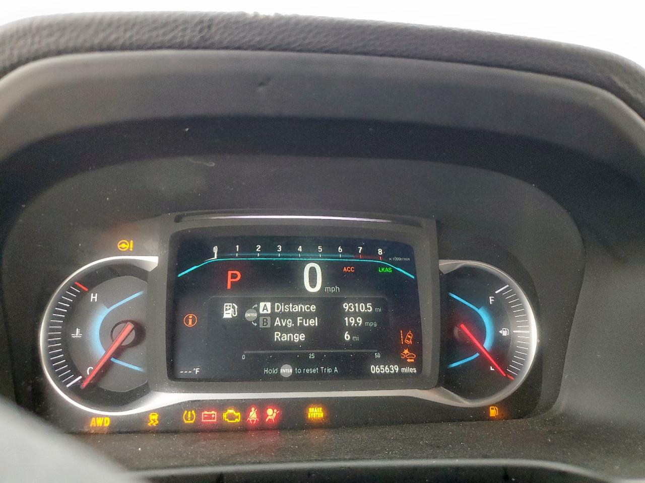 2019 Honda Passport Touring VIN: 5FNYF8H91KB016974 Lot: 65481635