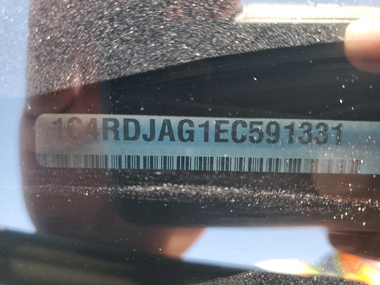 2014 Dodge Durango Sxt VIN: 1C4RDJAG1EC591331 Lot: 64003355