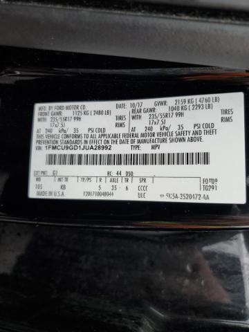 2018 FORD ESCAPE SE