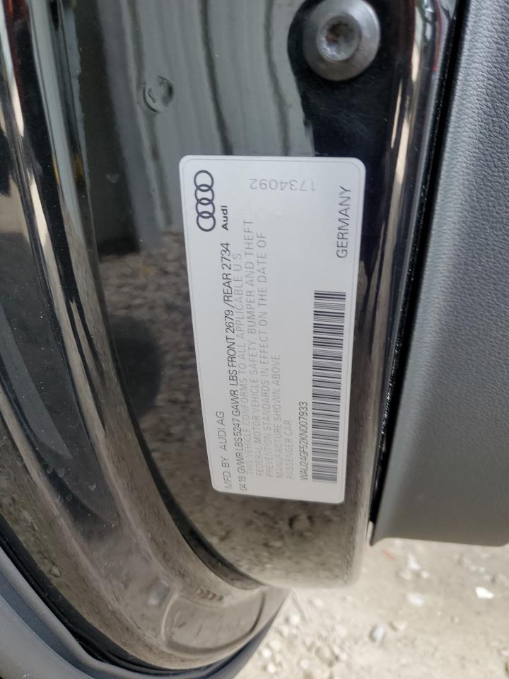 2019 Audi S5 Prestige VIN: WAU24GF52KN007933 Lot: 64759825