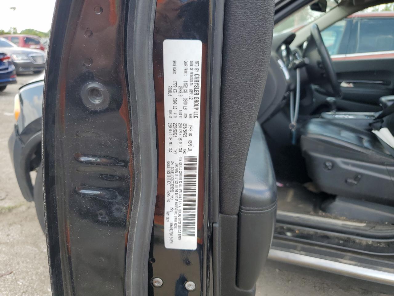 2012 Dodge Durango Crew VIN: 1C4RDJDG0CC309091 Lot: 63058875