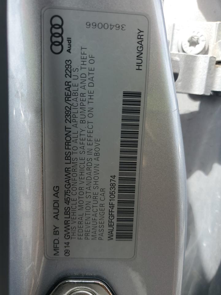 2015 Audi A3 Premium Plus VIN: WAUEFGFF4F1053874 Lot: 64207435
