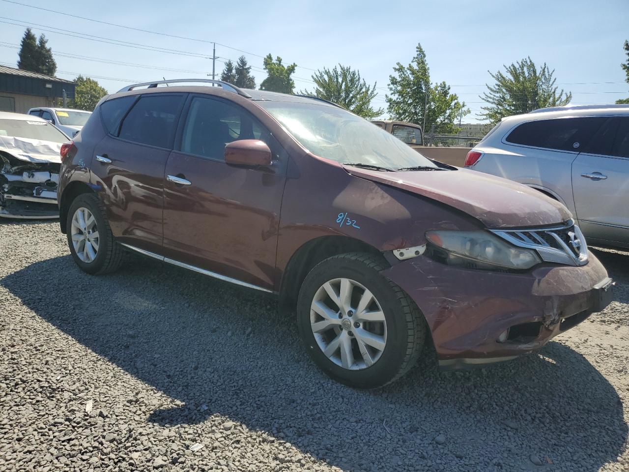 2011 Nissan Murano S VIN: JN8AZ1MW0BW168448 Lot: 64511525