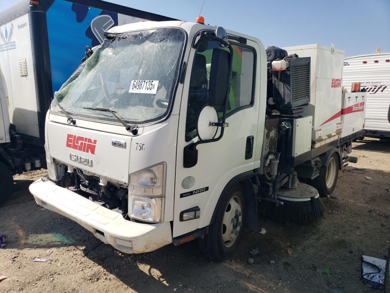 2020 Isuzu Nrr white null diesel JALE5W161L7301965 photo #1