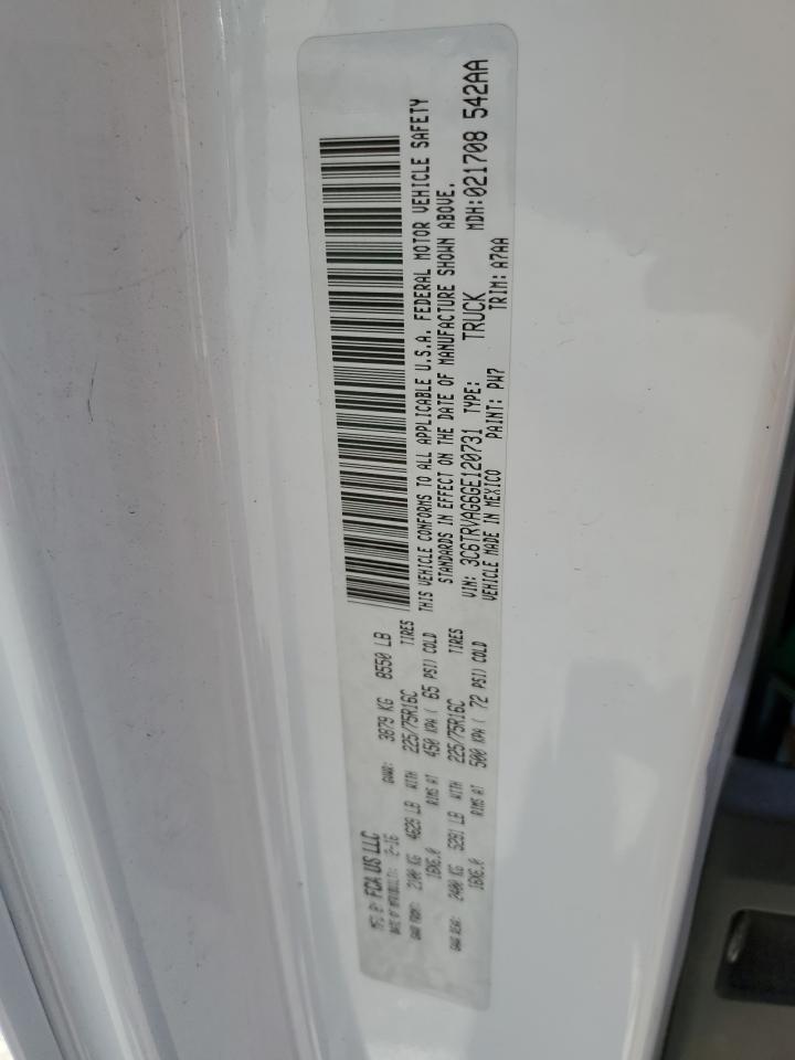 2016 Ram Promaster 1500 1500 Standard VIN: 3C6TRVAG6GE120731 Lot: 64510105