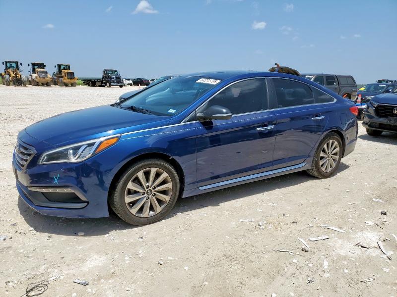  HYUNDAI SONATA 2017 Granatowy