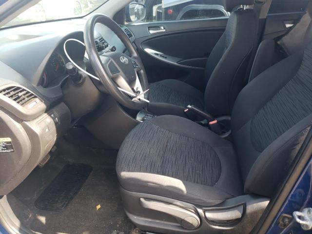 Hatchbacks HYUNDAI ACCENT 2016 Blue