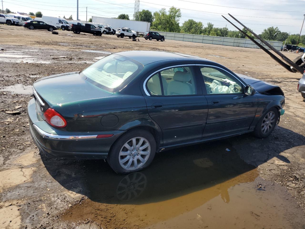 2002 Jaguar X-Type 2.5 green sedan gas SAJEA51D92XC59070 photo #4