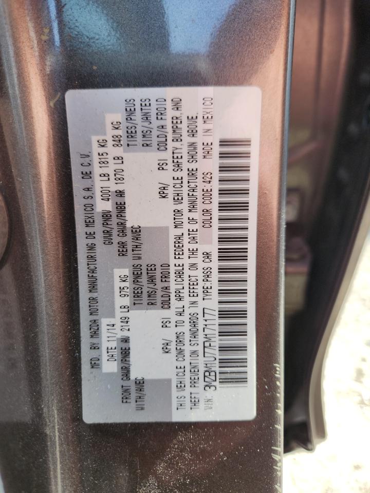 2015 Mazda 3 Sport VIN: 3MZBM1U77FM171177 Lot: 65574385