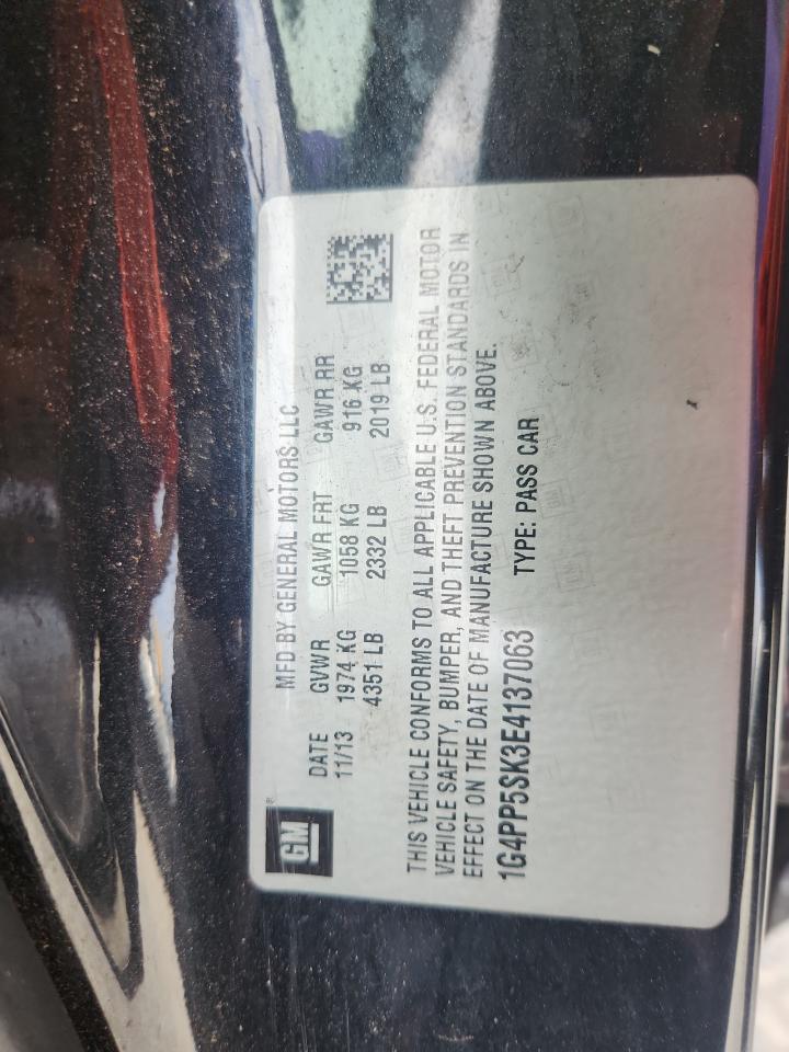 2014 Buick Verano VIN: 1G4PP5SK3E4137063 Lot: 63162545