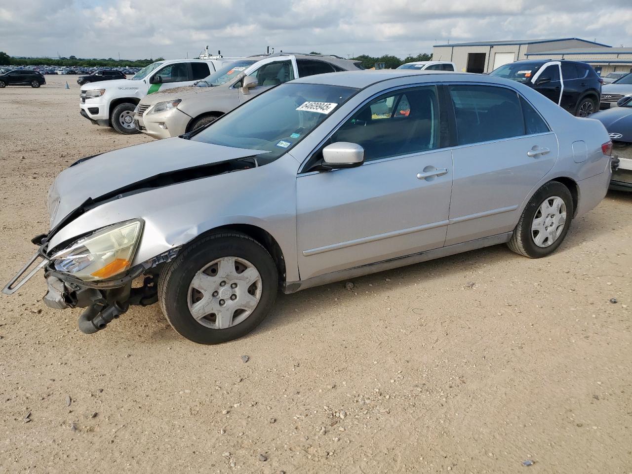 2005 Honda Accord Lx silver null gas 1HGCM55465A162230 photo #1