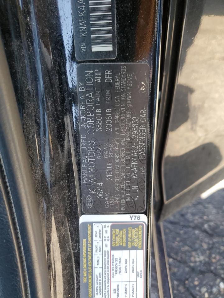 2015 Kia Forte Lx VIN: KNAFK4A62F5298333 Lot: 64696555