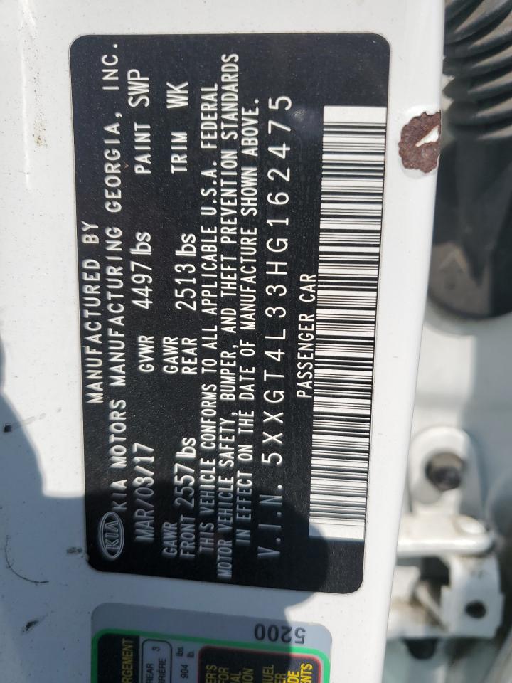 2017 Kia Optima Lx VIN: 5XXGT4L33HG162475 Lot: 65684485