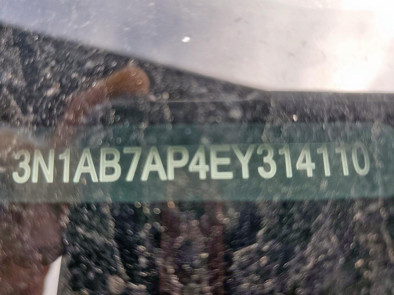 2014 Nissan Sentra S VIN: 3N1AB7AP4EY314110 Lot: 66884265