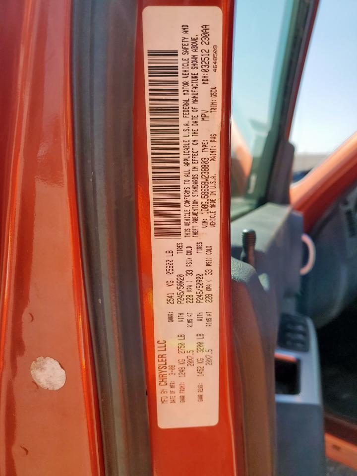 2008 Dodge Nitro R/T VIN: 1D8GU58658W238803 Lot: 64598025